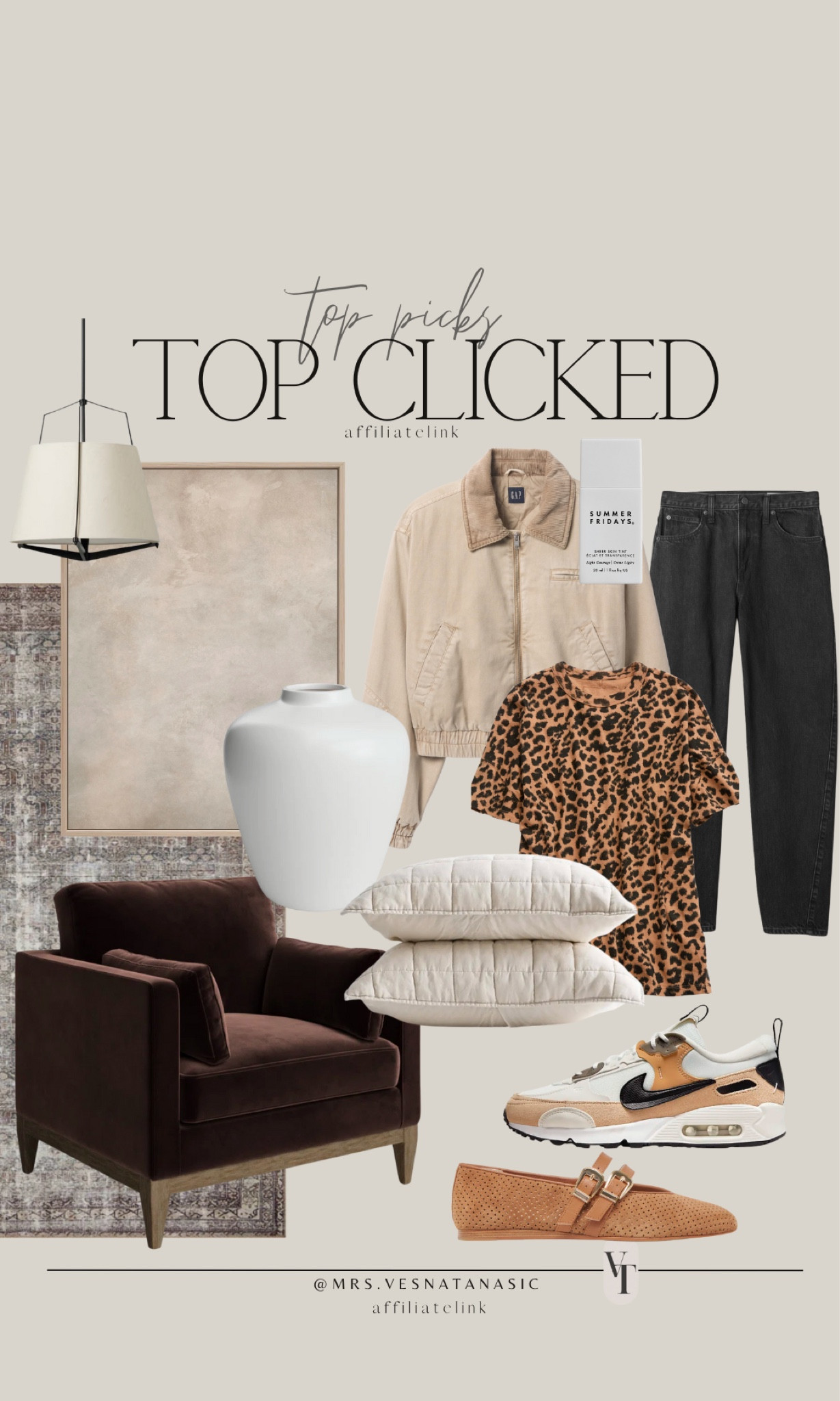 Top clicked this week in home, fashion and beauty finds! Summer Fridays is still my go to daily tinted moisturizer and these Nike sneakers are one of my favorite pairs — currently on sale! 

#wayfair #jossandmain #wayfairfinds #jeans #abercrombie #nike #dolcevita #barnjacket #jacket #spring #gap #lighting #rug #targetstyle #bedding #vase 

#LTKMostLoved #LTKHome #LTKShoeCrush