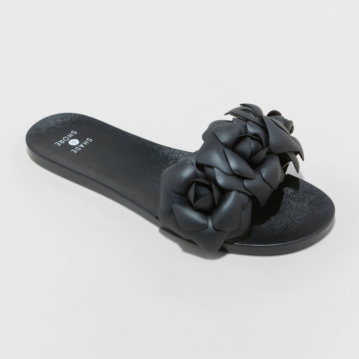 Women's Mallory Jelly Sandals - Shade & Shore™ Black 5 | Target