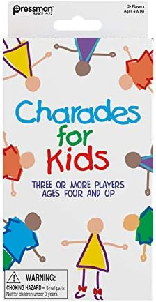 Pressman Charades for Kids Peggable - No Reading Required Family Game Multicolor ,5" | Amazon (US)