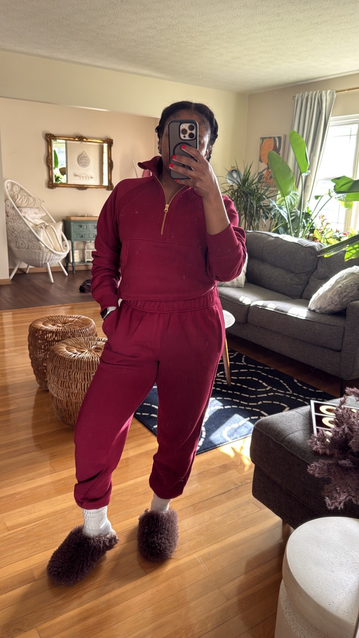 Cozy casual and chic all 2026. Yep another matching set on sale and the cutest house slippers! 

#LTKOver40 #LTKootd #LTKSaleAlert