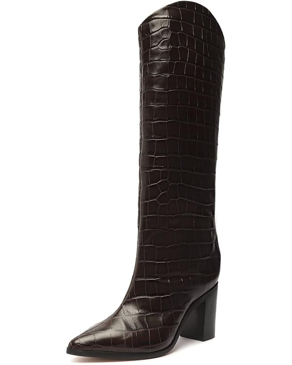 SCHUTZ Women's Maryana Block Boots | Amazon (US)