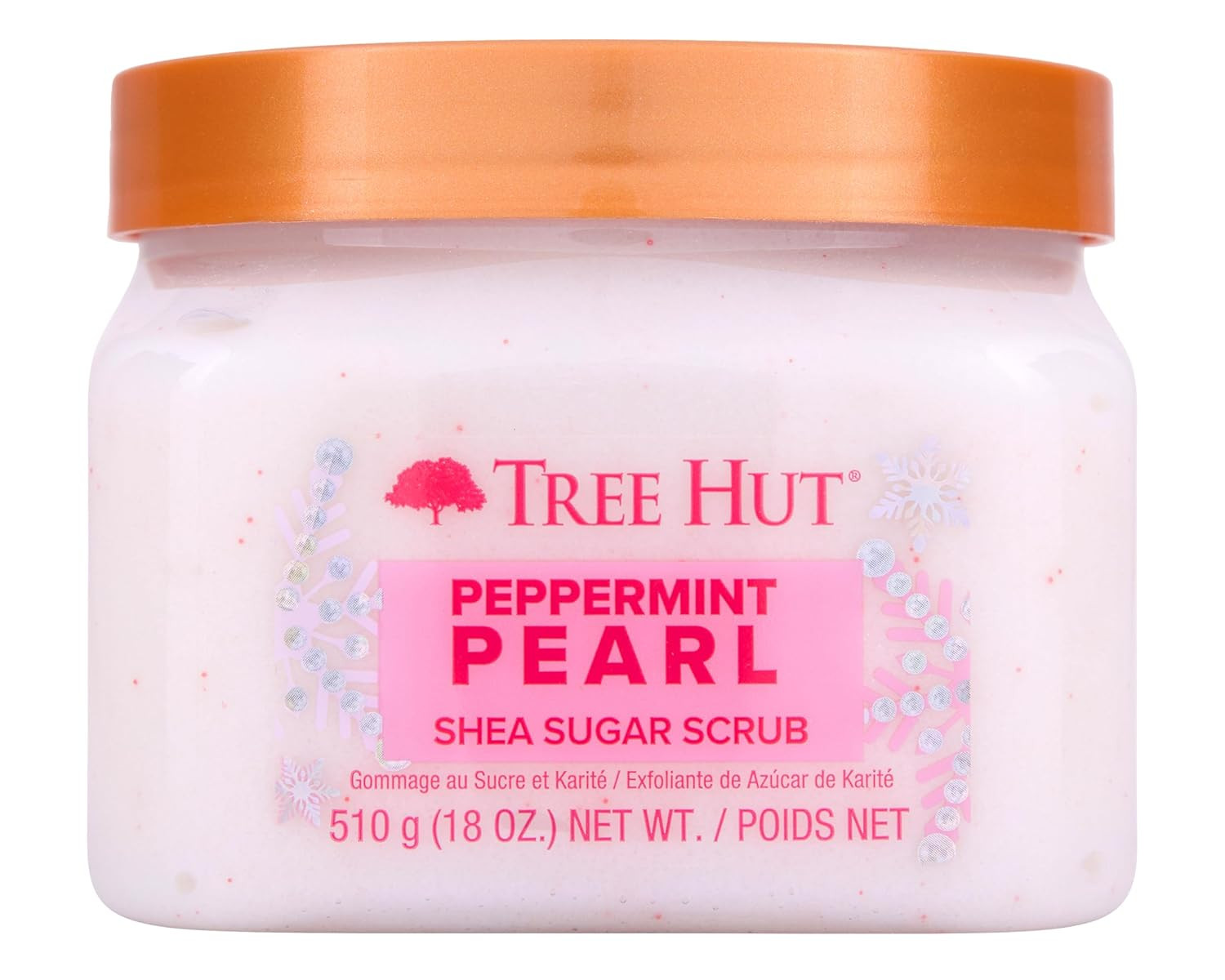 Tree Hut Peppermint Pearl Shea Sugar Scrub | Exfoliating Body Scrub Removes Dead, Dry Skin for a ... | Amazon (US)