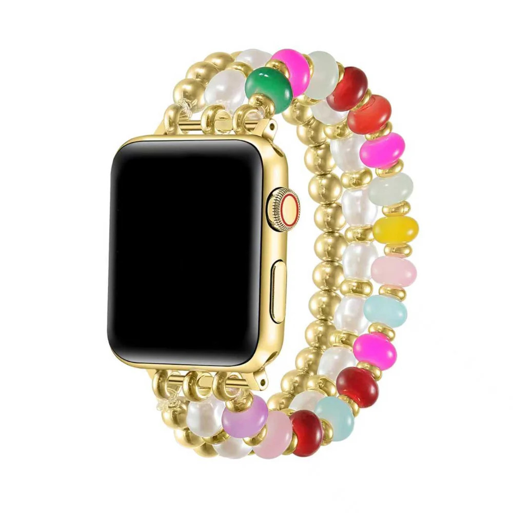 Jasmine Beaded Band for Apple Watch | Posh Tech LLC