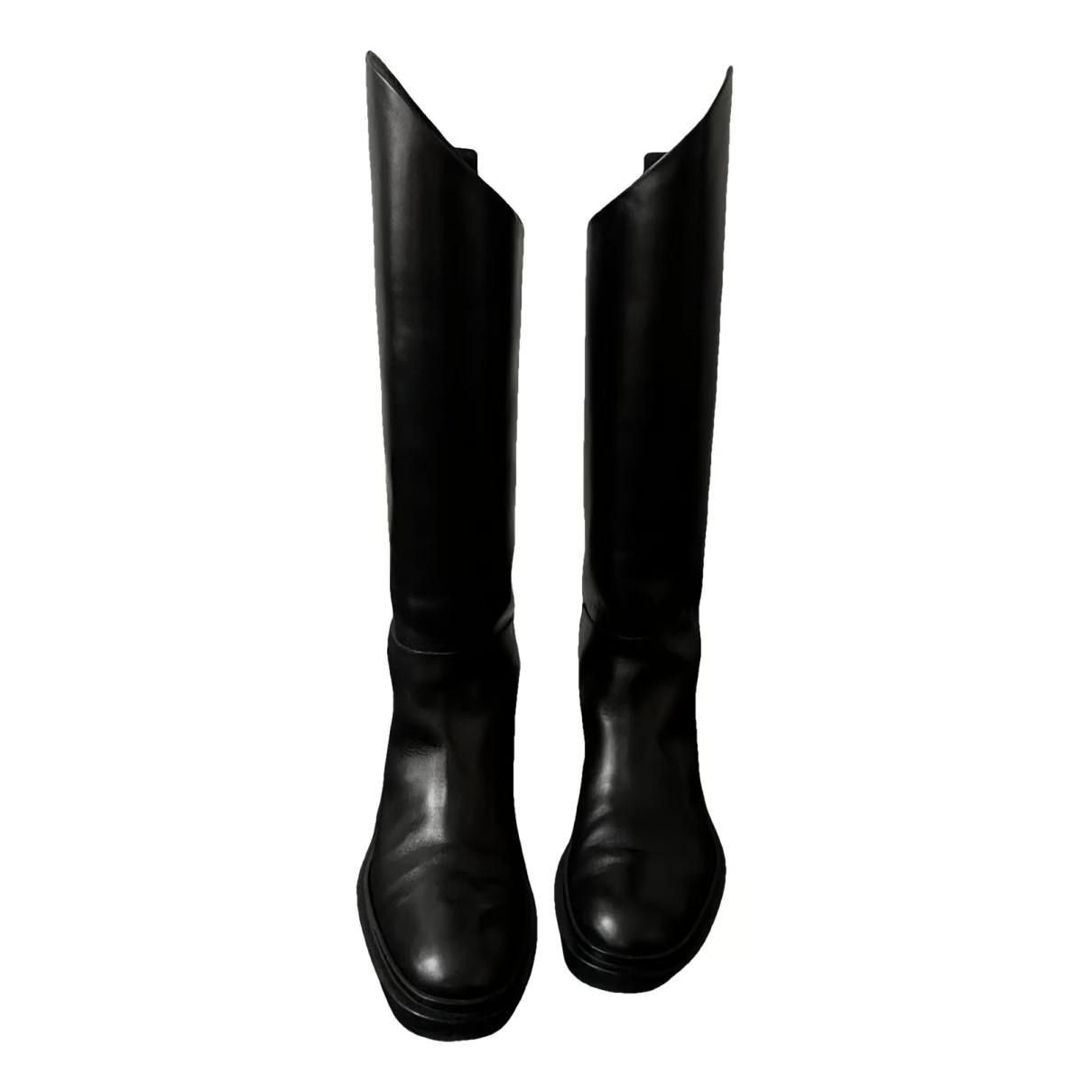 Jil Sander Leather riding boots | Vestiaire Collective (Global)