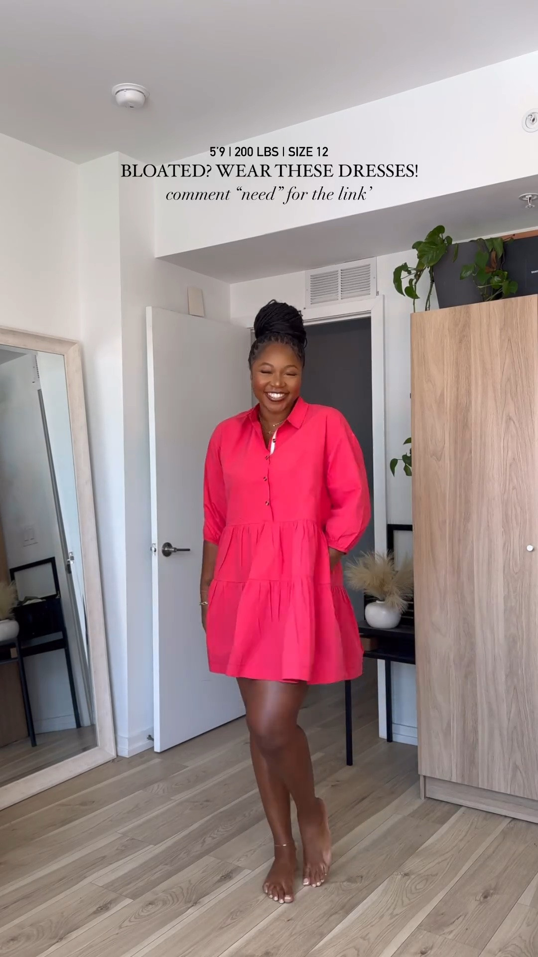 These bloat friendly dresses are PERFECT! For the warm season and honestly can be worn spring and early fall too 😍 I am 5’9 • 200 lbs wearing a size MEDIUM for my desired fit!

#LTKstyletip #LTKfindsunder50 #LTKmidsize