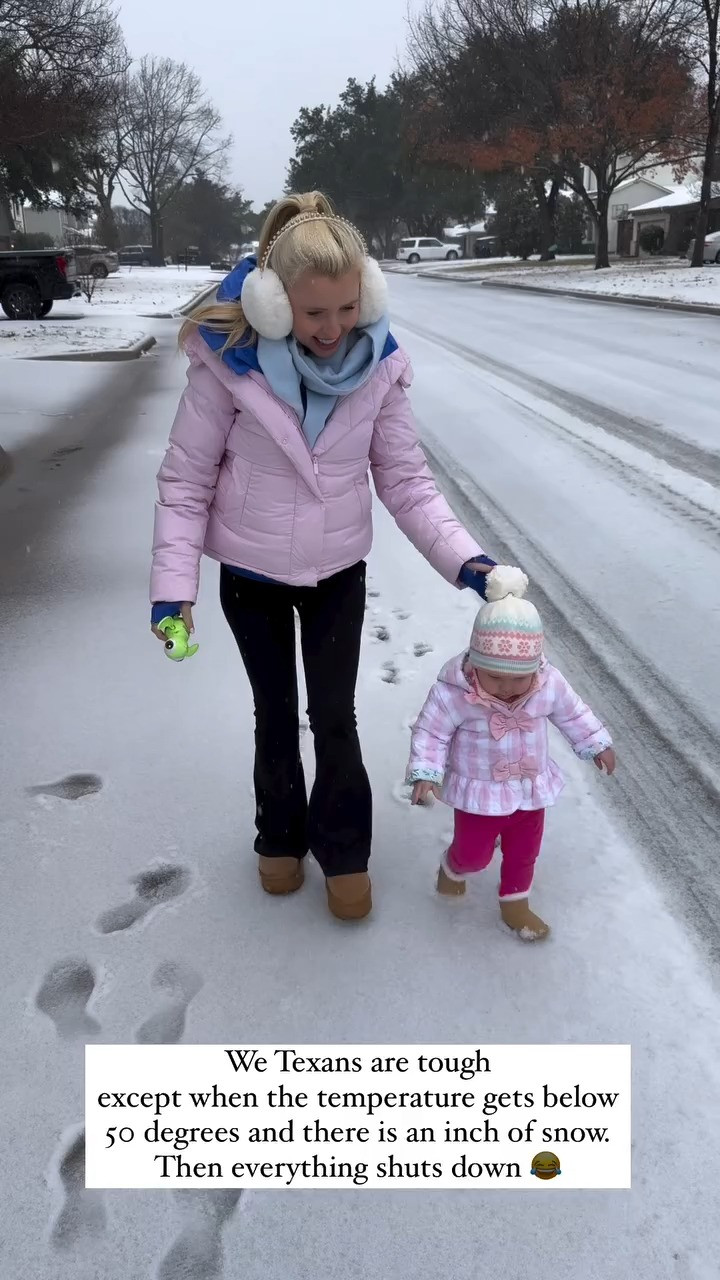 We Texans are tough… until it hits below 50° and we get an inch of snow! ❄️ Sharing our outfits so you and your mini can brave the cold in style too! 💕🫶🏼 

 

#LTKWatchNow #LTKSeasonal #LTKStyleTip