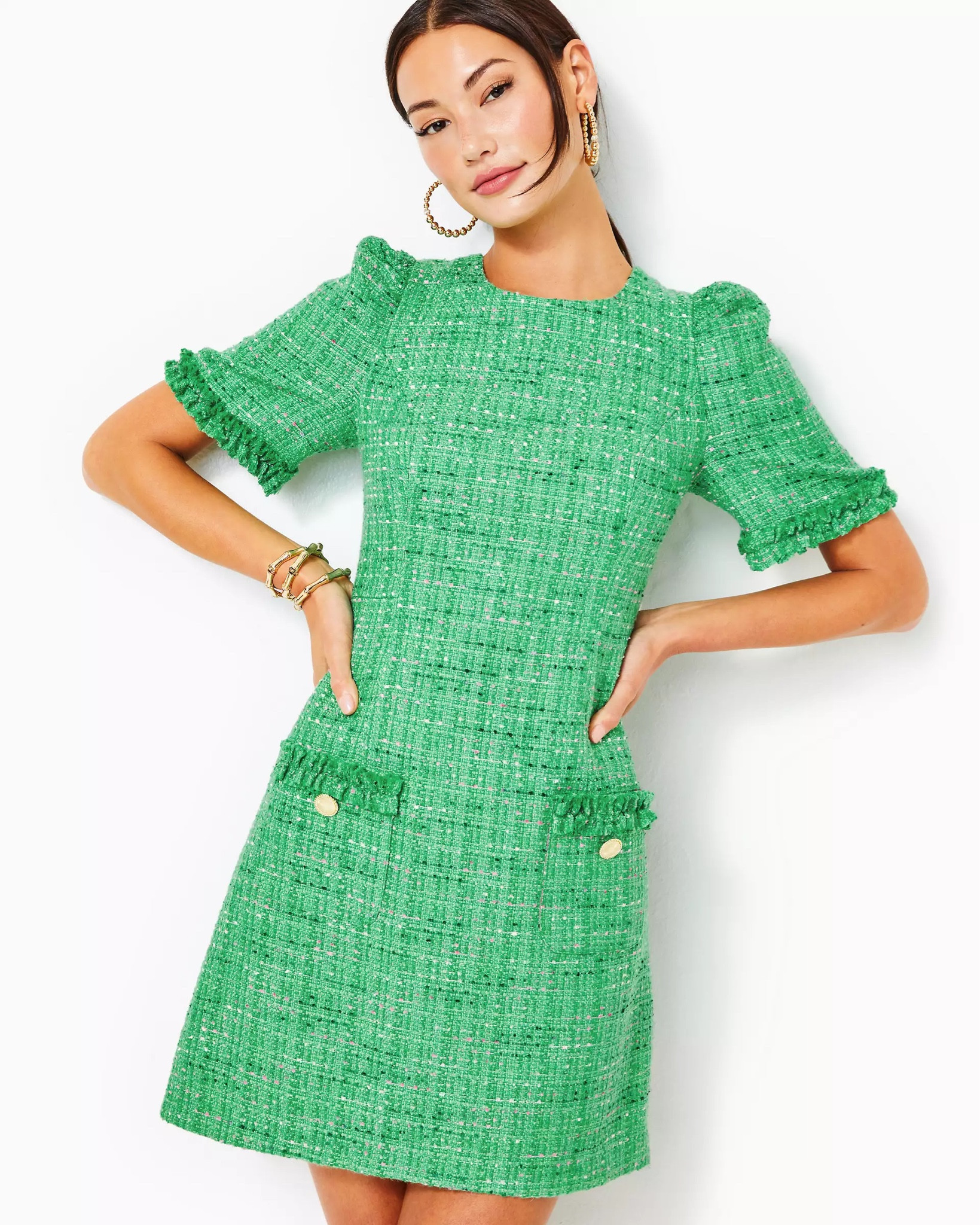Pretty green tweed dresses for Easter and other spring events! 

#LTKSpringSale #LTKover40 #LTKfindsunder100