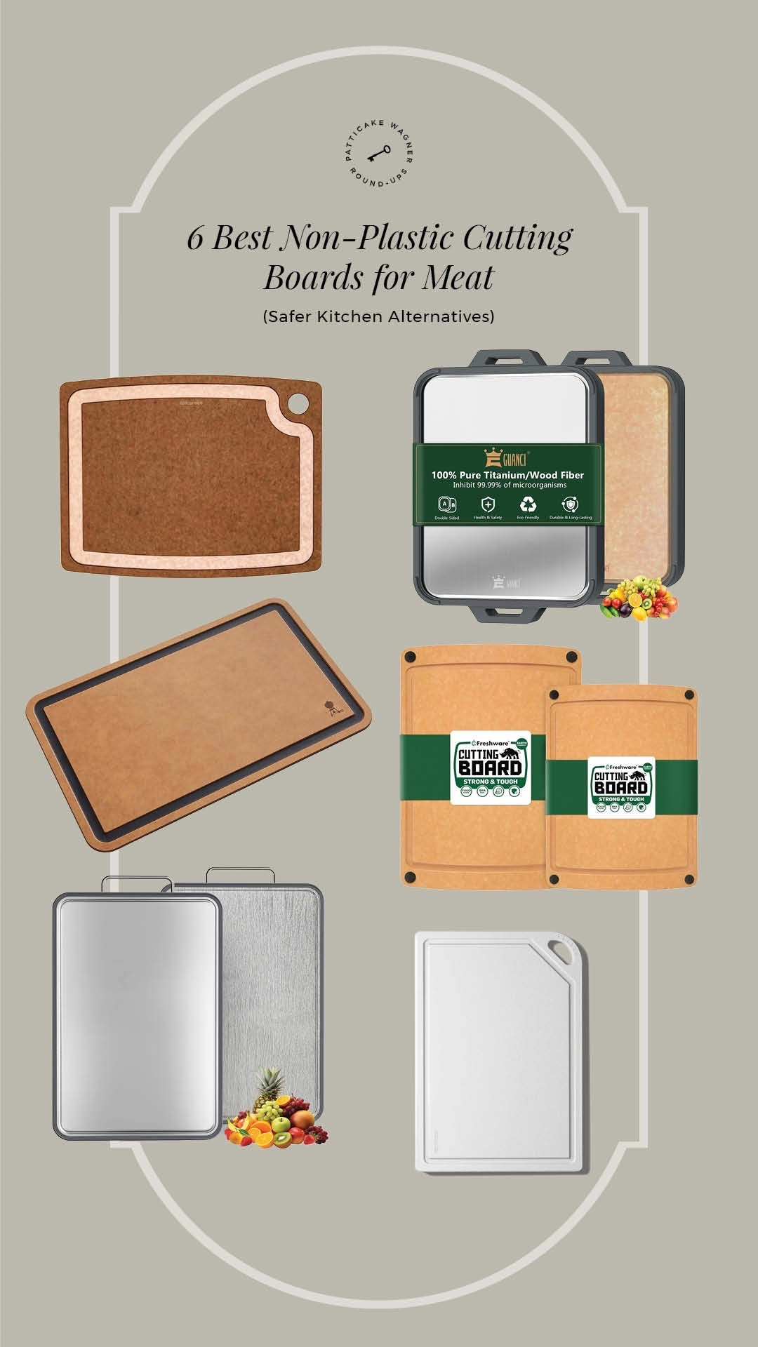 Best non-plastic (and non-wooden) cutting boards for raw meat. Recommended by the community and based on reviews. You can visit my blog for the full round-up info. www.patticakewagner.com and search “cutting boards”  