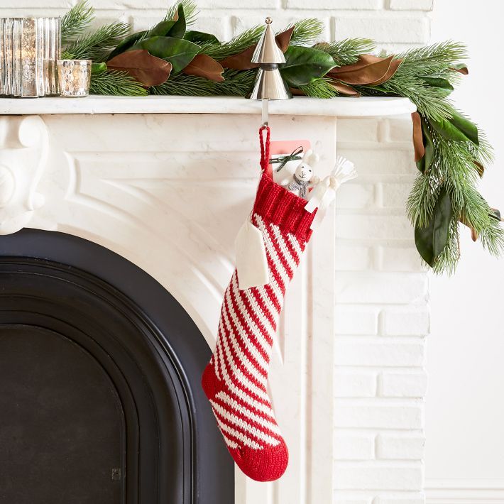 Candy Cane Striped Stocking | West Elm (US)
