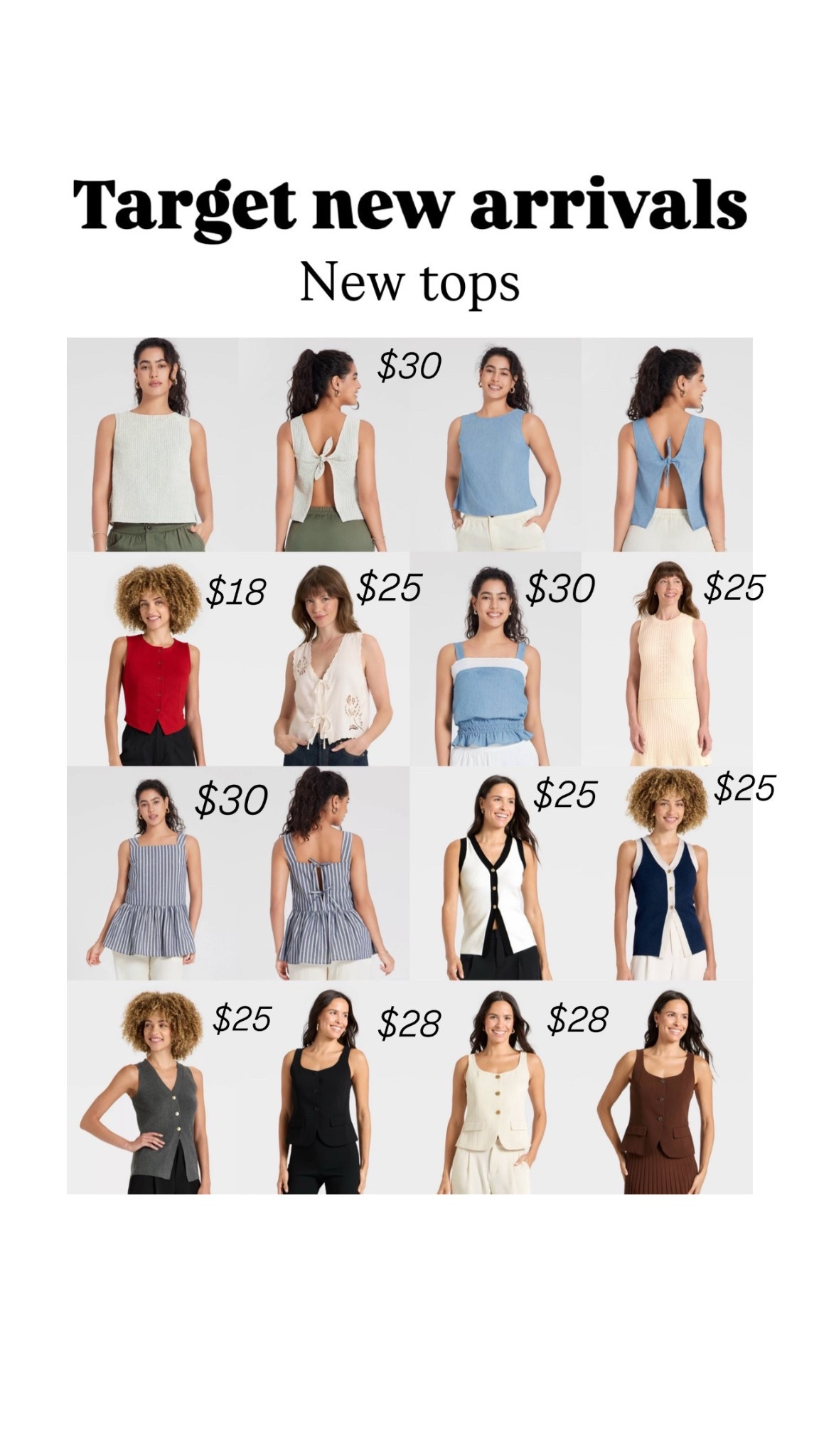 New tops at Target


#LTKFindsUnder50 #LTKSeasonal #LTKOver40