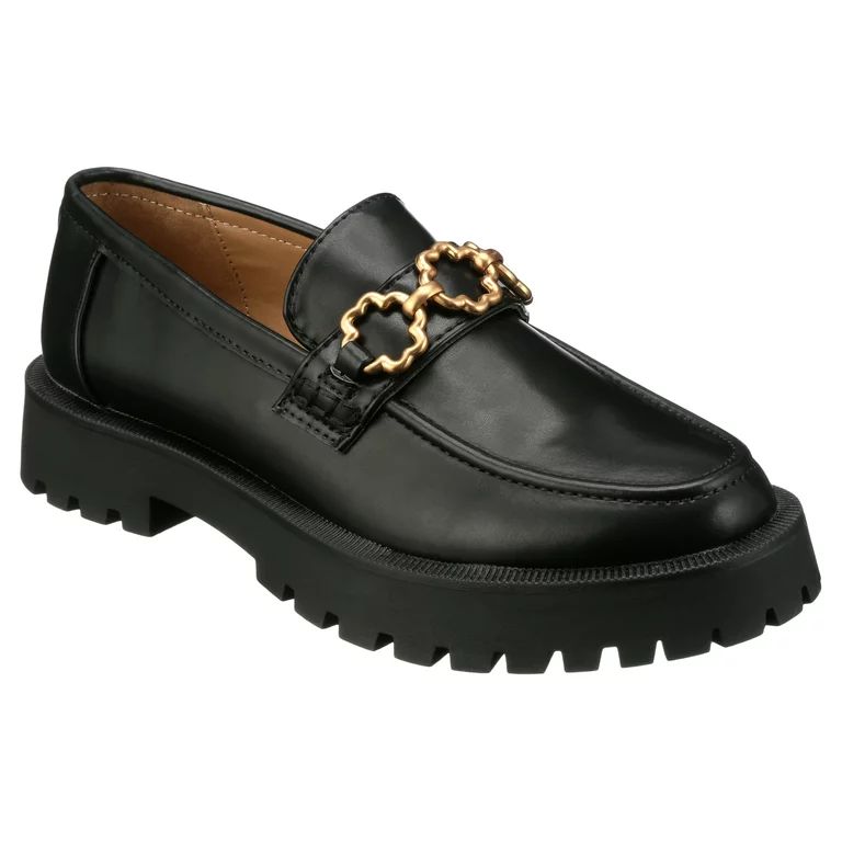 Sam & Libby Women's Remi Lug Sole Loafer - Walmart.com | Walmart (US)