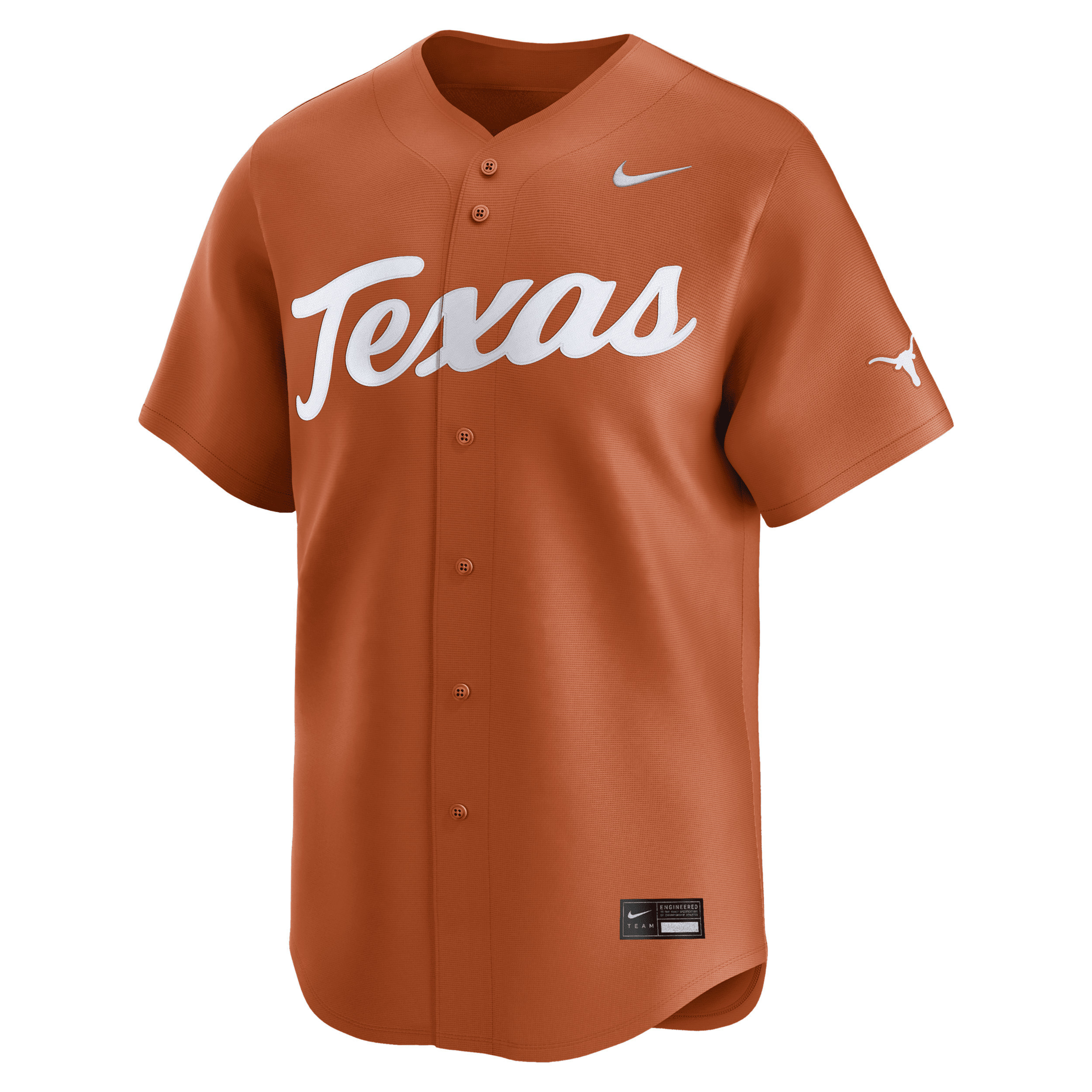 Texas Longhorns Nike Men's College Limited Baseball Jersey in Orange | UNBB0DAKTXE-0YS | Nike (US)