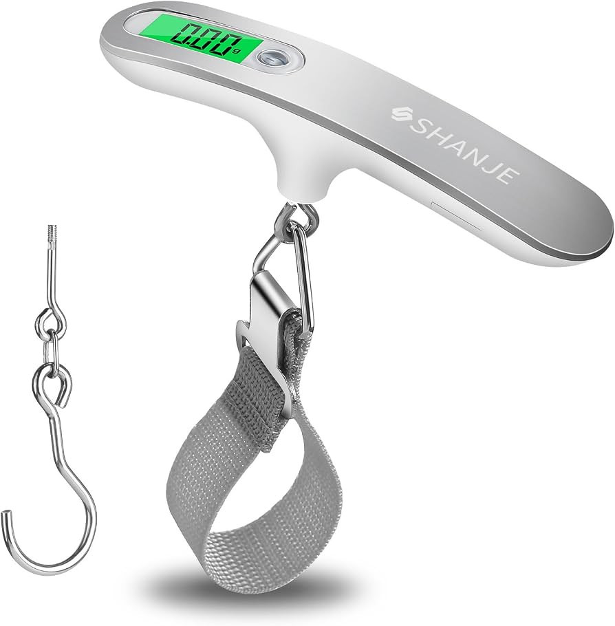 Luggage Weight Scale for Suitcases 110 Lbs Travel Accessories High Precision Travel Digital Hangi... | Amazon (US)