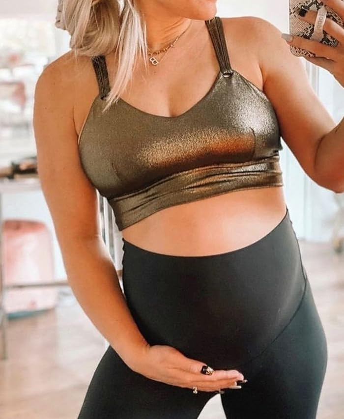 POSHDIVAH Women's Maternity Leggings Over The Belly Pregnancy Yoga Pants Active Wear Workout Legging | Amazon (US)
