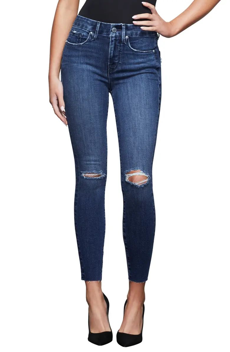 Good Legs High Waist Raw Edge Ankle Skinny Jeans | Nordstrom