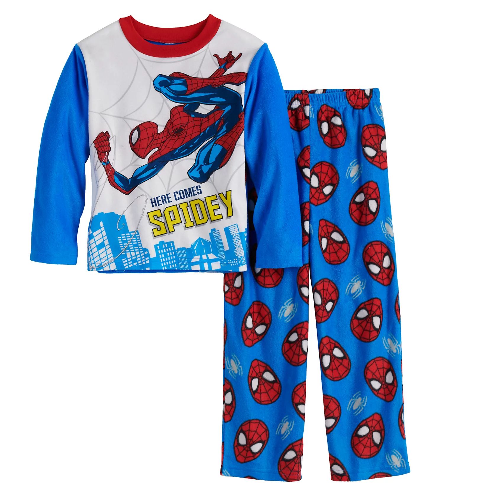 Boys 4-10 Marvel Spider-Man Heroes 2-Piece Top & Bottoms Pajama Set | Kohl's