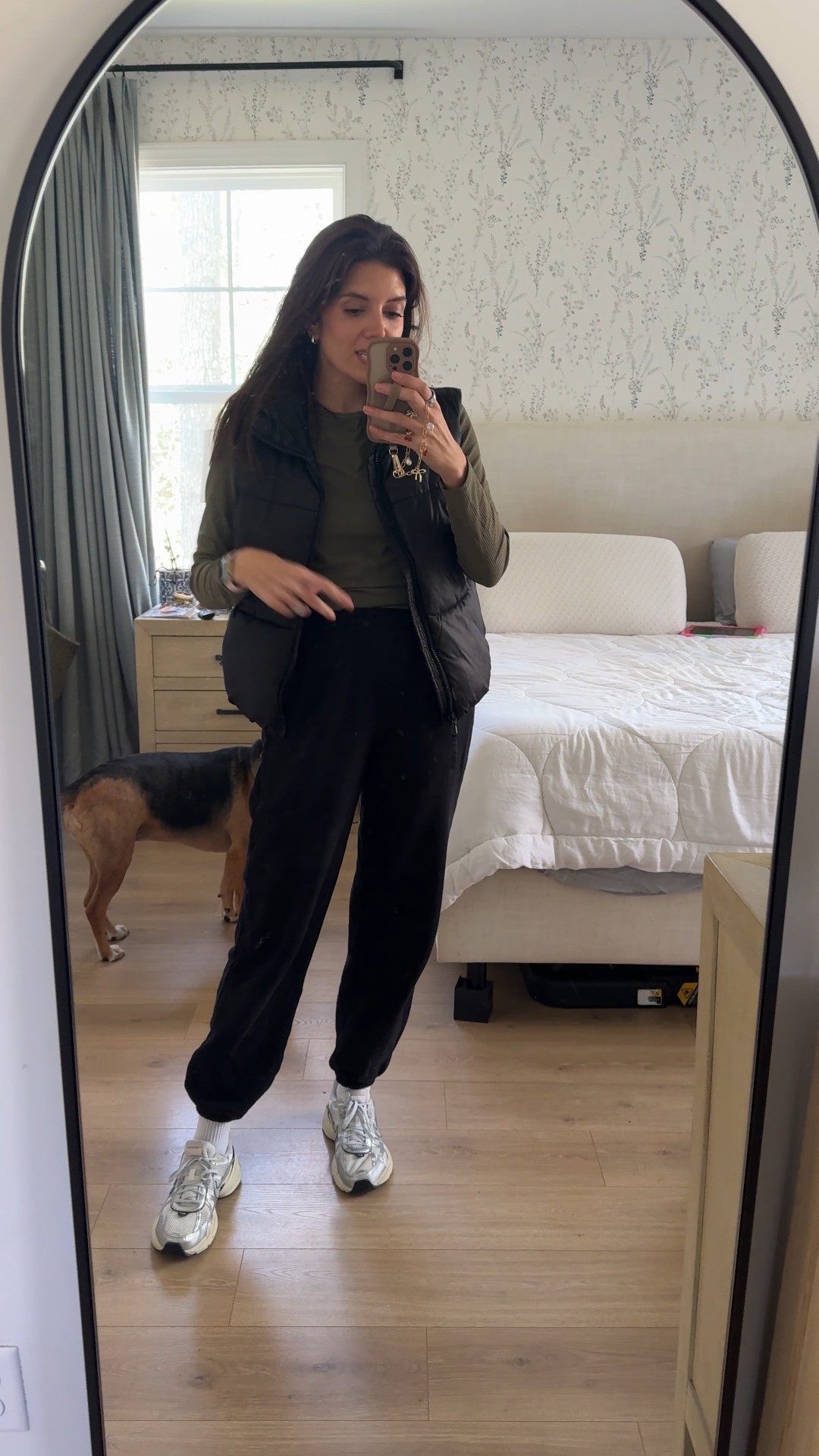 Outfit of the day! Fav sweatpants 40% off today! In a small tall length. I’m 5’7” 

#LTKOver40 #LTKTall #LTKootd