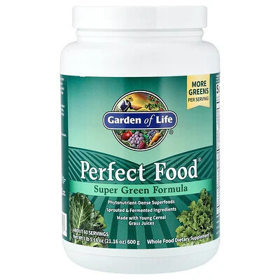 Garden of Life, Perfect Food®, Super Green Formula, 21.16 oz (600 g) | iHerb