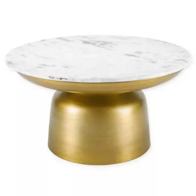 Poly and Bark Signy Coffee Table in Antique Brass | Bed Bath & Beyond | Bed Bath & Beyond