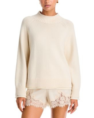 Hazel Roll Neck Cotton & Wool Sweater | Bloomingdale's (US)