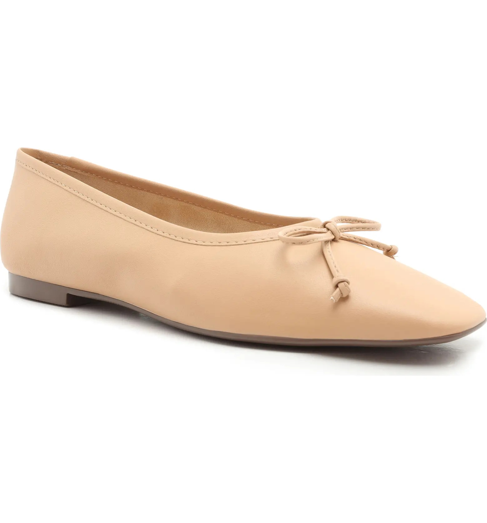 Schutz Arissa Square Toe Ballet Flat | Nordstrom | Nordstrom