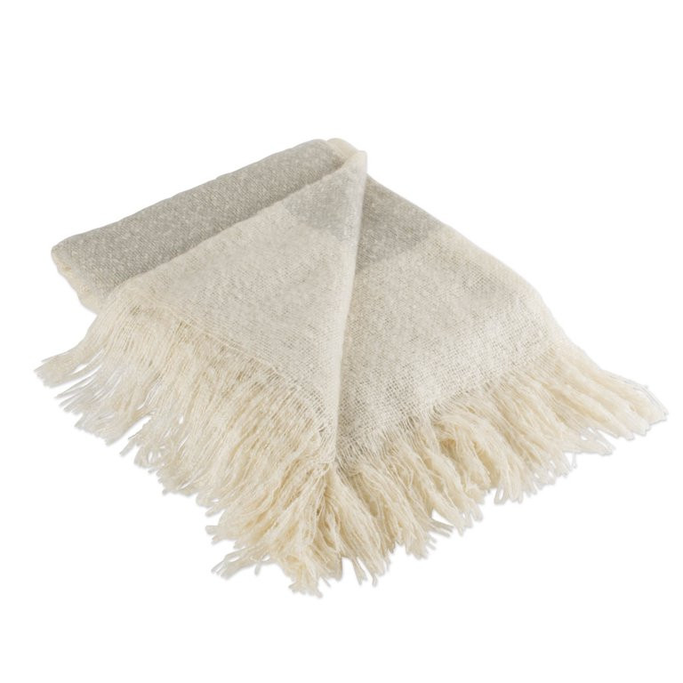 DII CAMZ10387 Gray Rugby Stripe Acrylic Throw, Gray | Walmart (US)