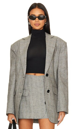 Birilla Oversized Blazer in Ash | Revolve Clothing (Global)