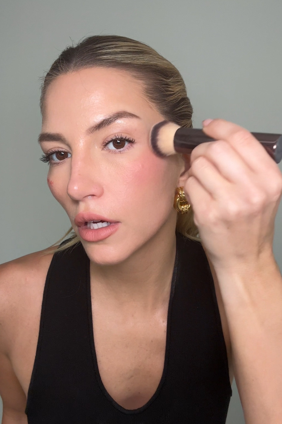 Obsessed with this new maybelline blush, I’m wearing shade 25 🤍 #maybellinepartner #ad