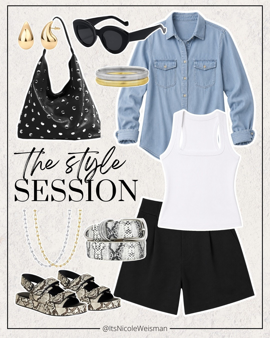 Style Session 

#summerstyle #summeroutfit #ootd #outfitinspo #fashioninspo
#instafashion #womensfashion #styleinspo #everydaystyle
#vacationstyle #resortwear #casualsummerstyle 
#ltk #ltkfashion #liketoknowit #ltkstyletip #affordablefashion #fashionreels #amazonfashion #stylesession

#LTKootd #LTKgrwm #LTKMidsize