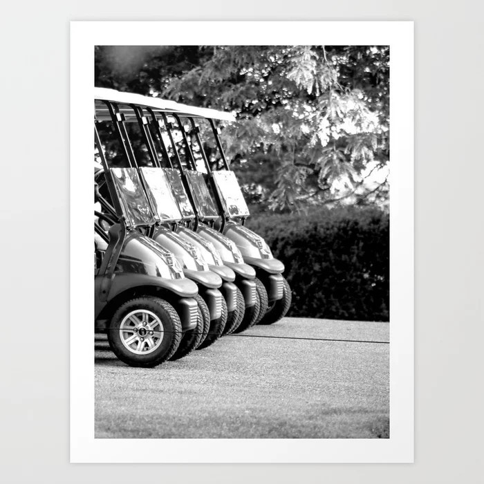 Golf Art Golf Print Black and White Vintage Wall Art Golf Poster Golfing Decor Golf Lovers Art Pr... | Society6