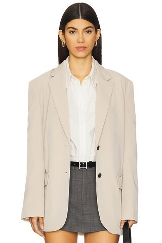 EAVES Siya Blazer in Beige from Revolve.com | Revolve Clothing (Global)