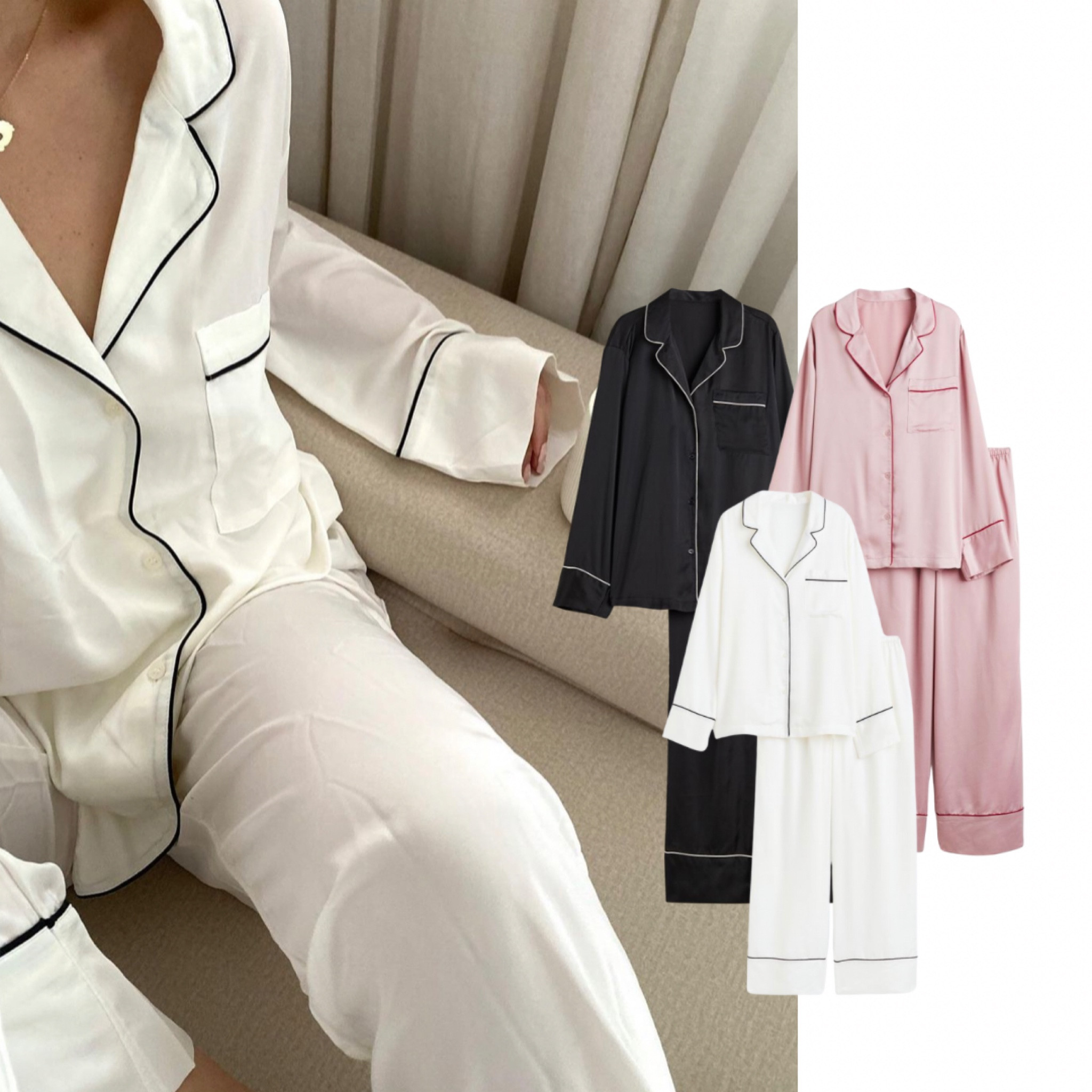 H&M satin pyjamas 

#LTKFind #LTKbeauty #LTKeurope