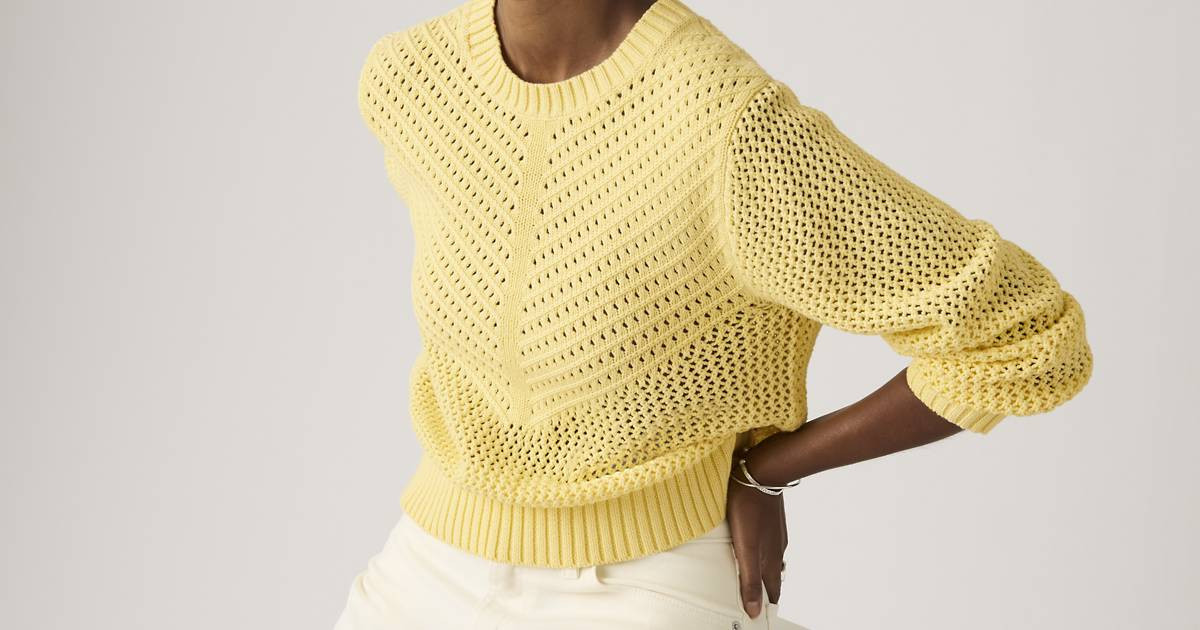 Gaelle Long-sleeve Crochet Pullover | Levi's US