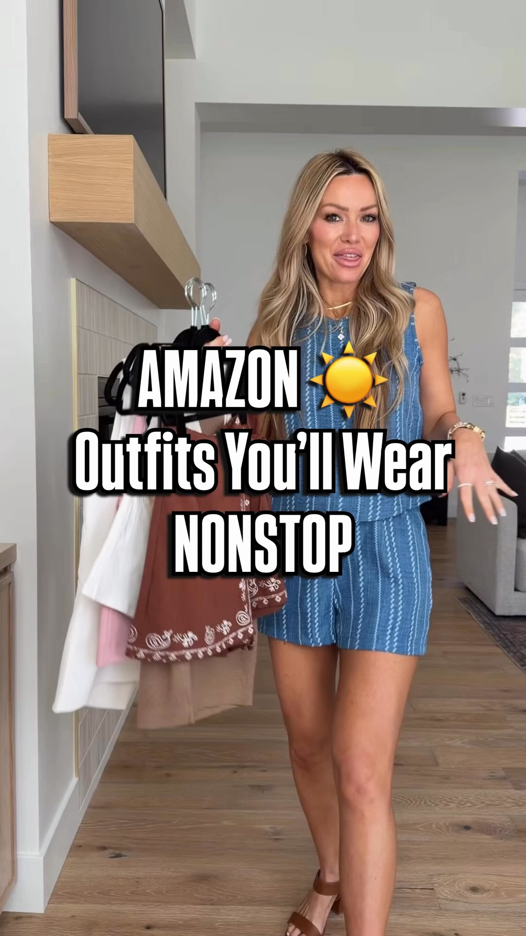 Amazon warm weather outfits you’ll reach for on repeat 🤍☀️ comment AMAZON and I’ll send you the details 

Easy summer outfit ideas with elevated basics—lightweight rompers, neutral tanks, denim shorts, and breezy matching pieces that make getting dressed feel effortless. Think flattering fits, breathable fabrics, and those neutral chic tones that go with everything.

Perfect for everyday outfits, vacation style, casual summer looks, and busy mom days when you still want to look put together.

#AmazonOutfits #AmazonFashion #SummerOutfits #WarmWeatherStyle #NeutralChic 