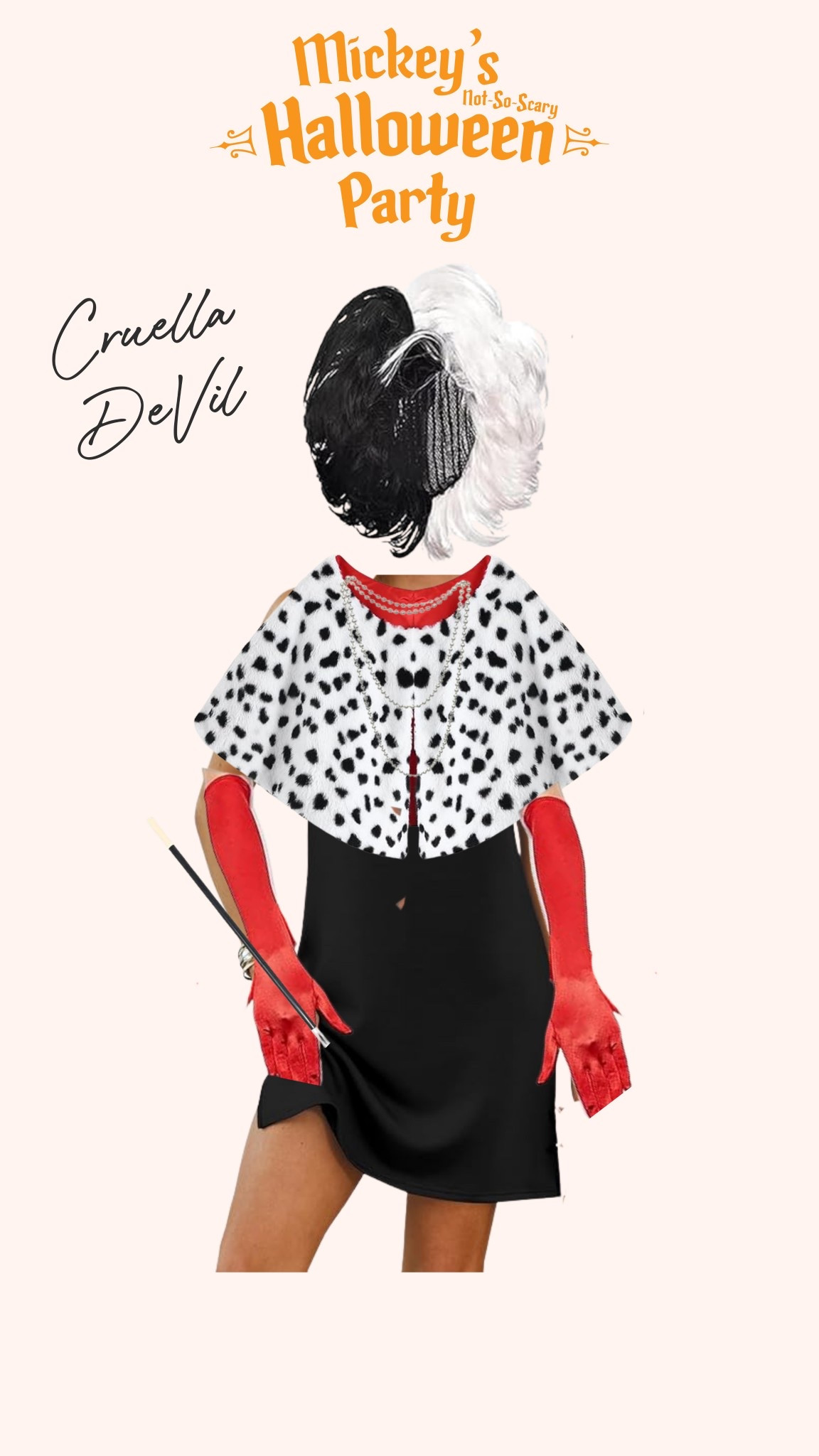 Spotted: the fiercest villain of them all. 🖤🤍 Cruella de Vil is such a fun (and comfy!) choice for Mickey’s Not-So-Scary Halloween Party. From the dalmatian print to the bold red gloves, this Disneybound-inspired look is linked in my LTK so you can shop the whole outfit for your night at Magic Kingdom.

#LTKFamily #LTKTravel #LTKSeasonal