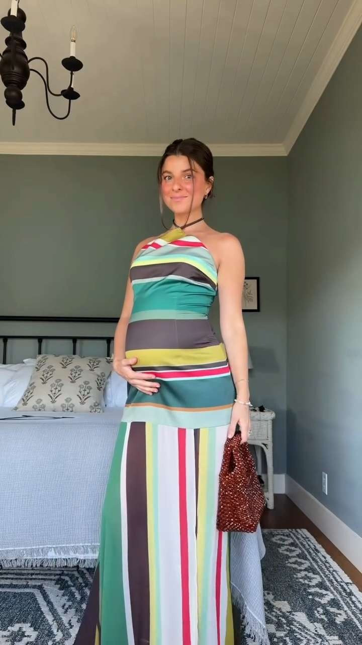 wedding guest dress for a California coast wedding 🌊🪻 

wedding guest dress
summer wedding
striped dress
summer dresses 

 #LTKgrwm #LTKootd #LTKWedding