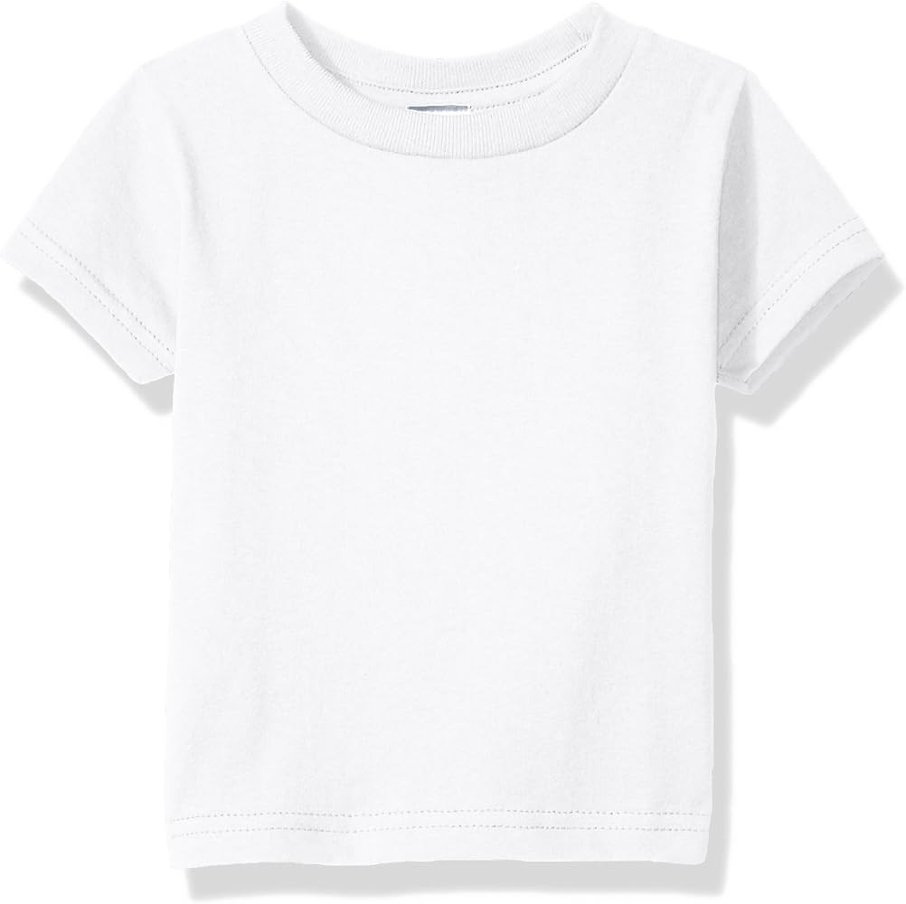 Baby Infant Unisex Cotton Tee Boy & Girl Short Sleeve T-Shirt, 6M-2Yr | Amazon (US)
