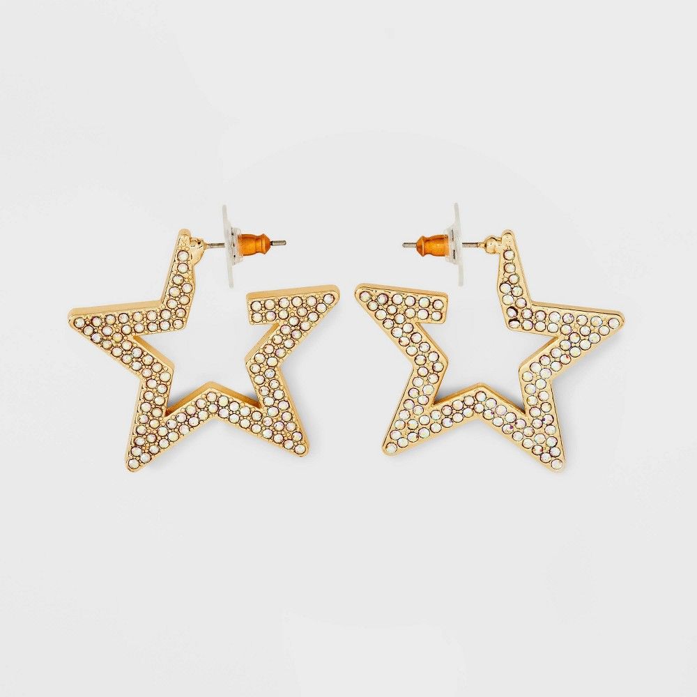 SUGARFIX by BaubleBar 'Wish Upon A Star' Statement Earrings - Gold | Target