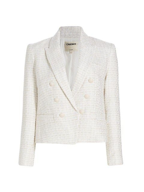 L'AGENCE Brooke Double-Breasted Blazer | Saks Fifth Avenue