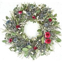 Romantic Winter Garden. Eucalyptus & Lavender Dried Floral Wreath- Winter Wreath - Wonderful Mothers Day | Etsy (US)