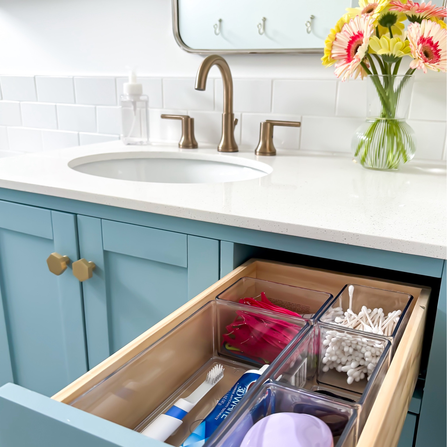 Sweet girls’ bathroom renovation upgrades.  Creating an uncluttered and organized space was a must for this tween.

#LTKHome
