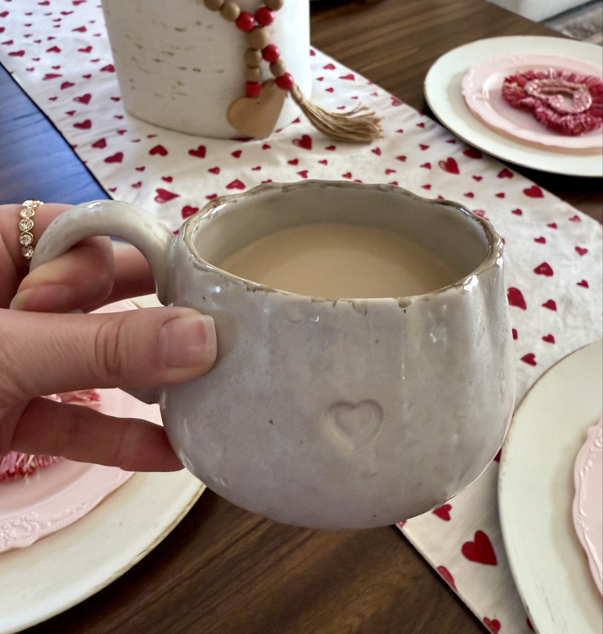Love this beautiful coffee mug from Target. Perfect for lattes or cappuccinos. Only $7.99, Hearth and Hand with Magnolia brand. 



Spring home arrivals, Spring mug, Valentine’s Day mug, heart mug, target mug, Valentine’s Day gifts, vday gift #LTKGiftGuide

#LTKHome #LTKSeasonal #LTKmorningroutine
