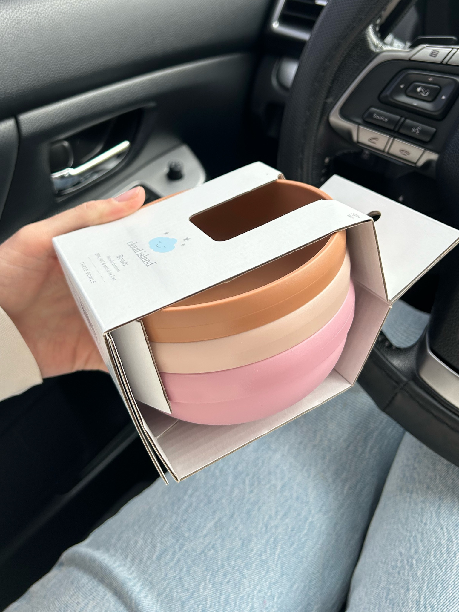 The cutest plastic toddler bowls!