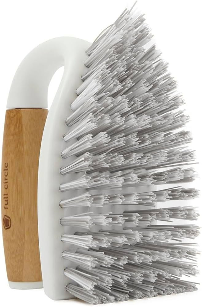 Full Circle Tough Stuff All-Purpose Scrub Brush, White 4.45" x 5.12" x 3.82" | Amazon (US)