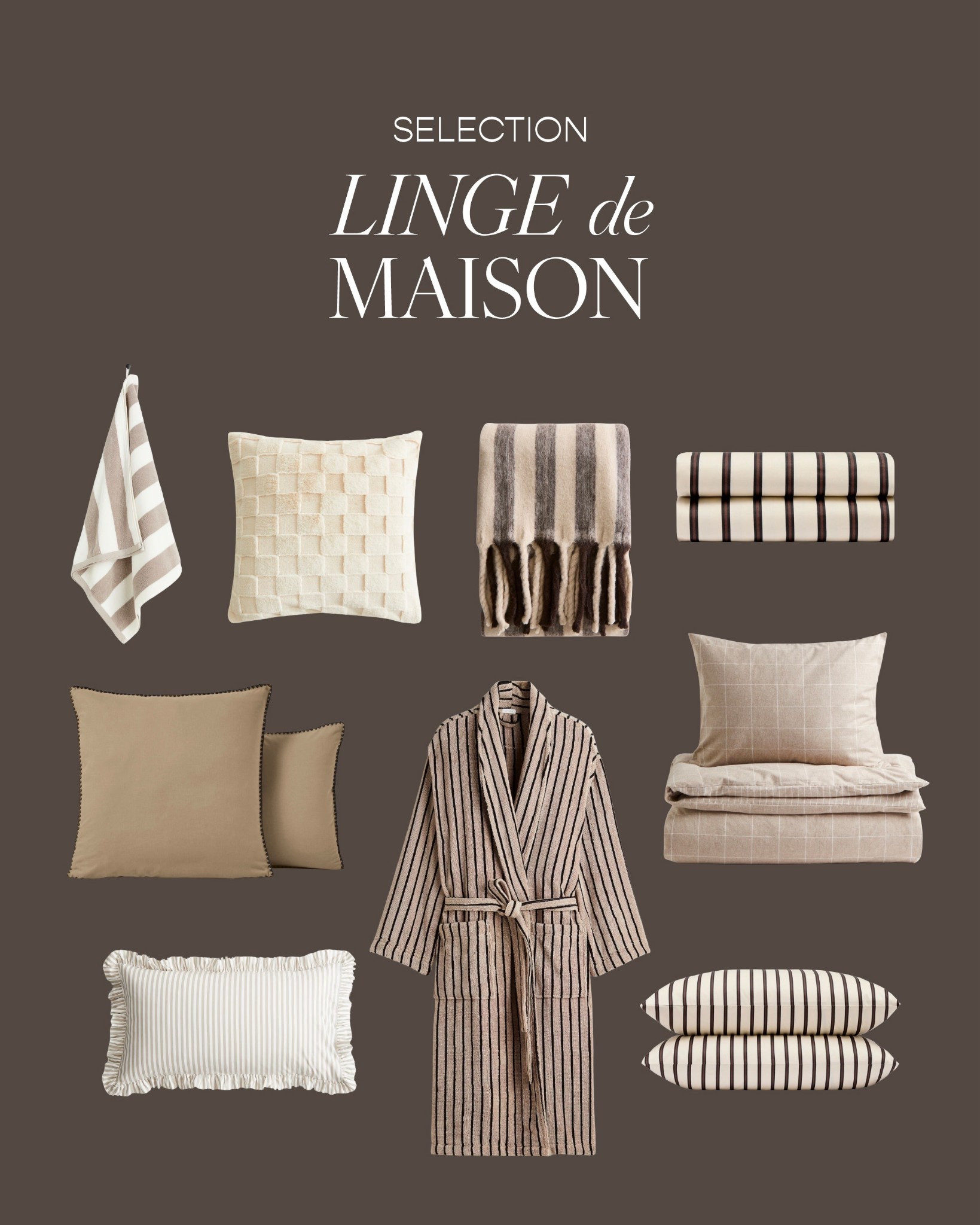 SÉLECTION LINGE DE MAISON

Publicité  

#LTKautumn #LTKeurope #LTKwinter