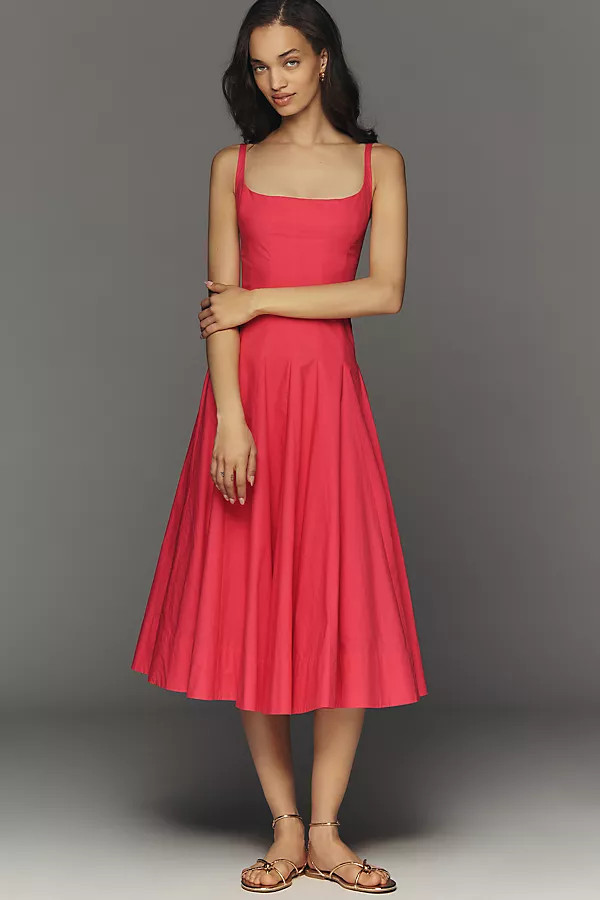 Tarryn Fit & Flare Midi Dress | Anthropologie (US)