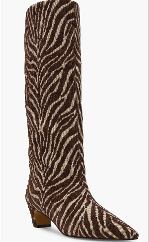 These are about as crazy cool as it gets at the Nsale this year. These also come in two basic colors- I need to try them on for sure. Under $200. Such a cool way to wear zebra. 

 