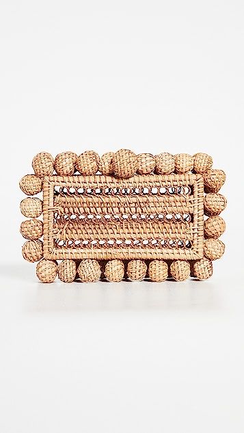 Eos Rattan Clutch | Shopbop