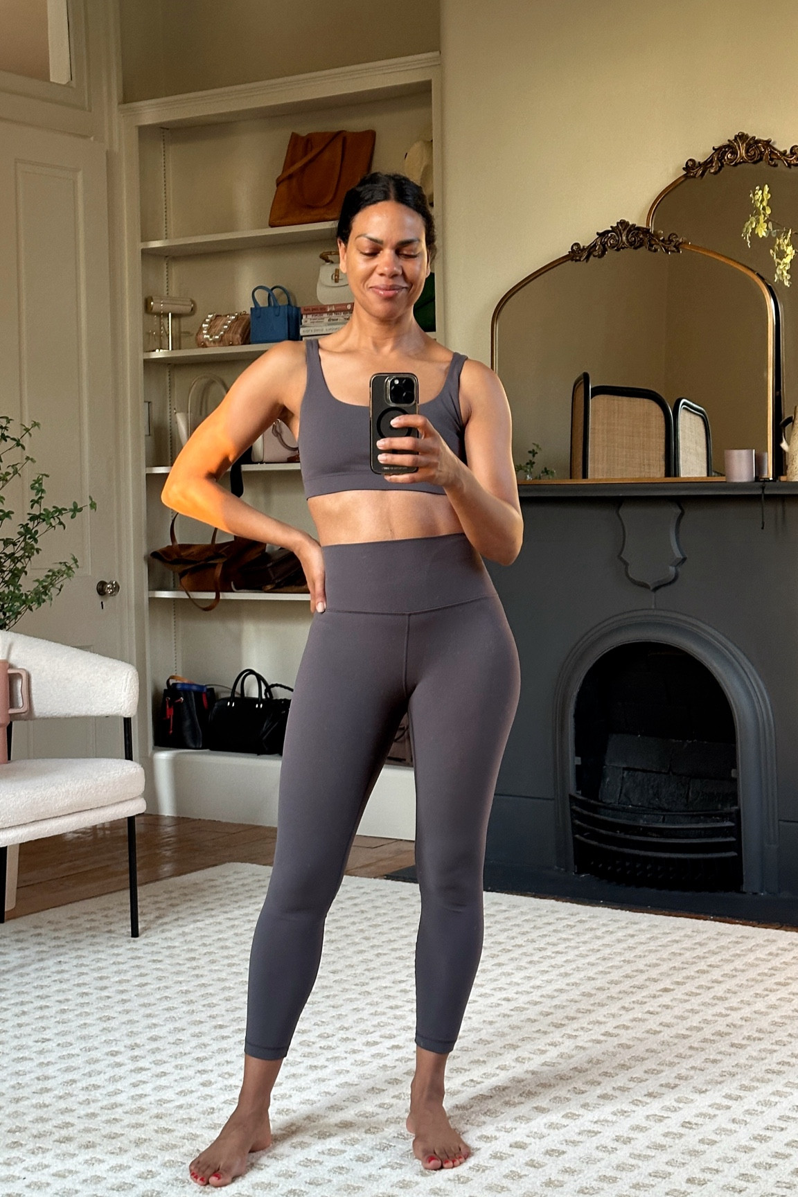 Some of my go to leggings and budget friendly! Not see through, super soft and high waisted. I get the matching bra tops. True to size. I’m 5’4” 

#LTKfindsunder50 #LTKActive #LTKover40