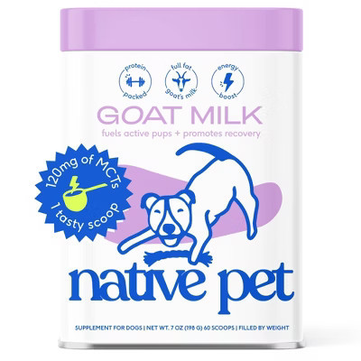 Native Pet Goat Milk Flavor Topper Dry Dog Food - 7oz | Target